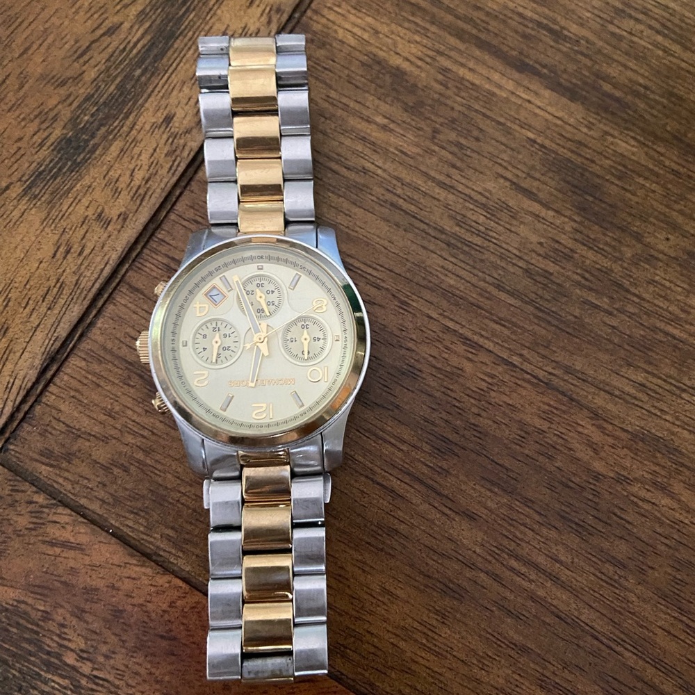 Michael Kors Two-Tone Gold and Silver Women's Watch
